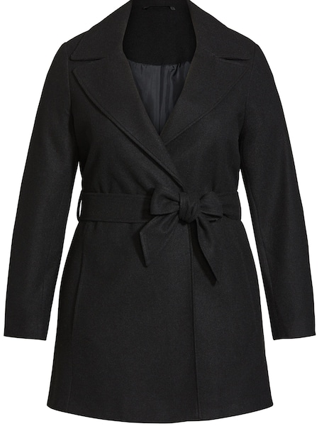 Evans Black Belted Coat (137879) | €54