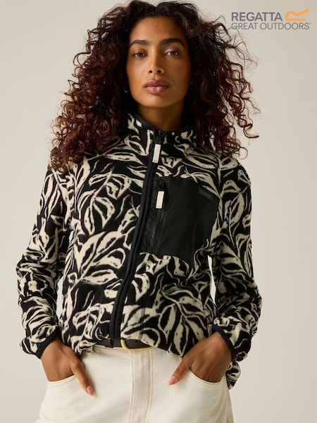 Svart utskrift - Regatta Frankie Full Zip Fleece