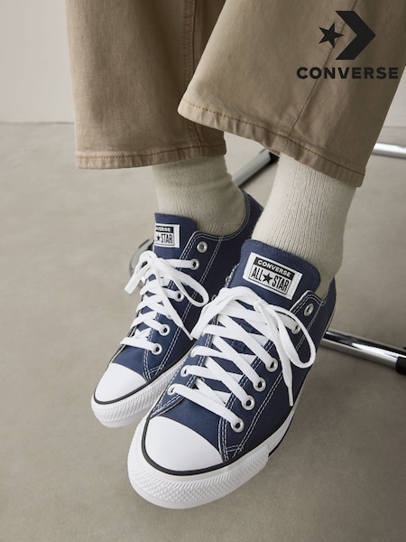Converse Navy Chuck Taylor Ox Trainers (138374) | $94 - $103