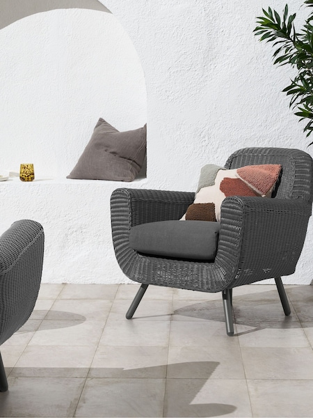 MADE.COM Dark Grey Jonah Garden Armchair Polyrattan (138679) | €667