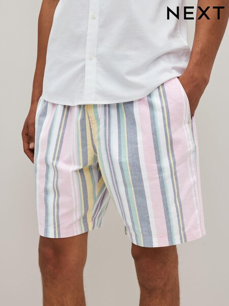 Pink Drawstring Waist Shorts with Stretch (1386J5) | €8