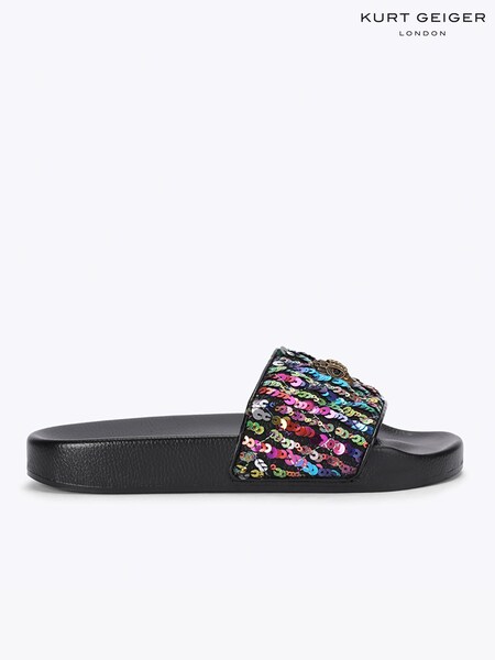 Μαύρο - Kurt Geiger London Meena Eagle Sandals