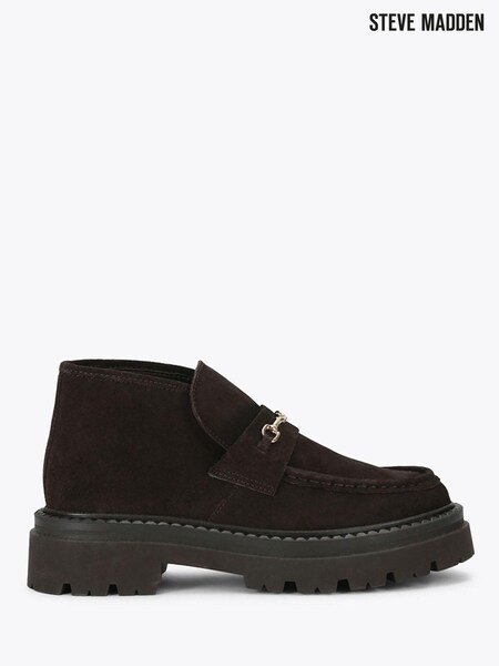 Brown - Steve Madden Karima Suede Ankle Boots