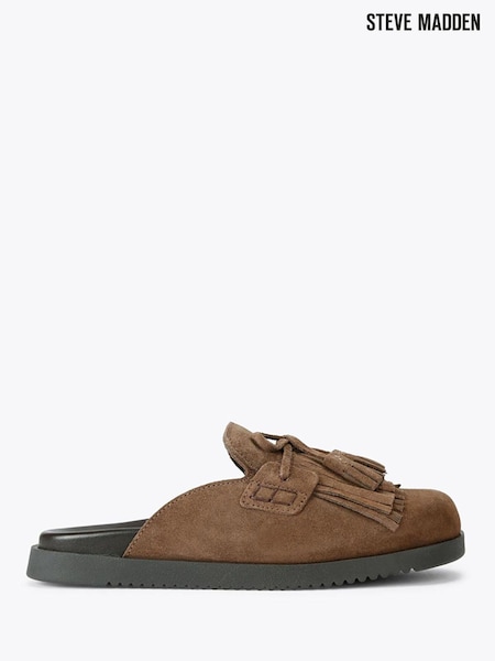 Brown - Steve Madden Maurea Slip-on Suede Shoes