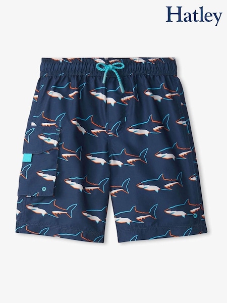 Hatley Tropical Sharks Swim Shorts (139910) | AED70