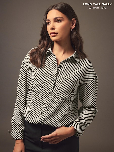 Long Tall Sally Black Stripe Shirt (139943) | €38