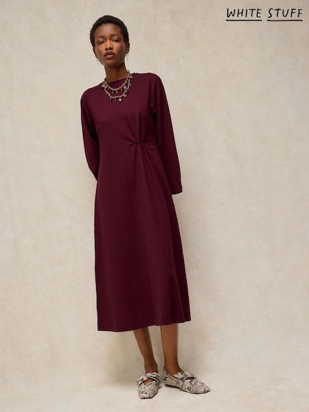 Purple - White Stuff Gracie Twist Dress