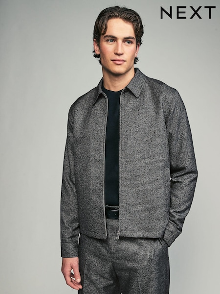 Puppytooth Texture Formal Shacket (140502) | ‏15 ر.ع.‏