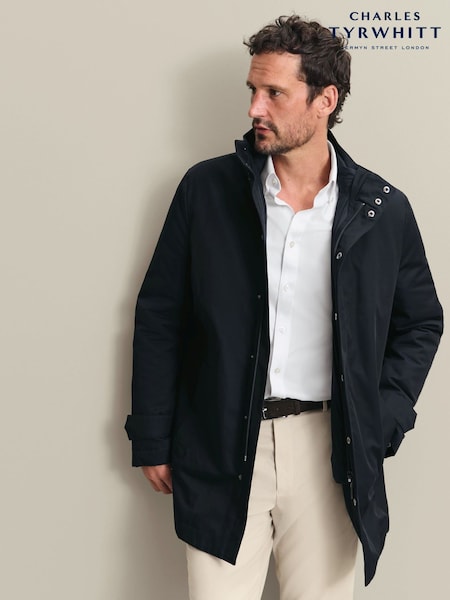 Темно-синий - Regular Charles Tyrwhitt 3in1 Raincoat With Detachable Gilet