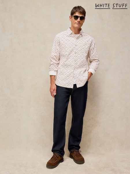 Белый - Regular White Stuff Bruton Slim Oxford Shirt