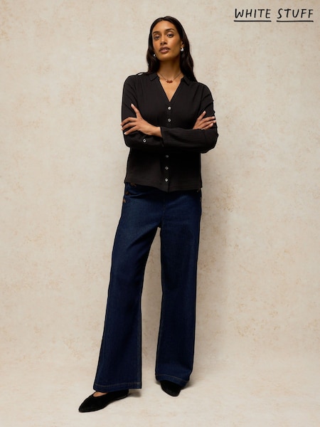 Black - White Stuff Annie Double Cloth Shirt