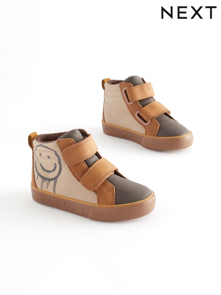 Neutral Graffiti Standard Fit (F) Warm Lined Touch Fastening Boots (141962) | €11 - €13
