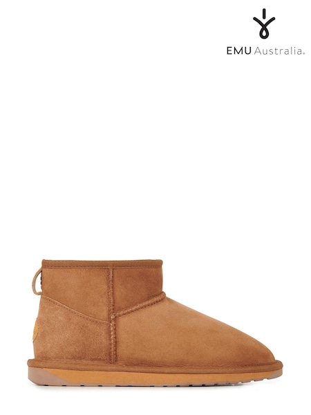 EMU Australia Brown Micro Australian Sheepskin Ankle Boot (141976) | €79