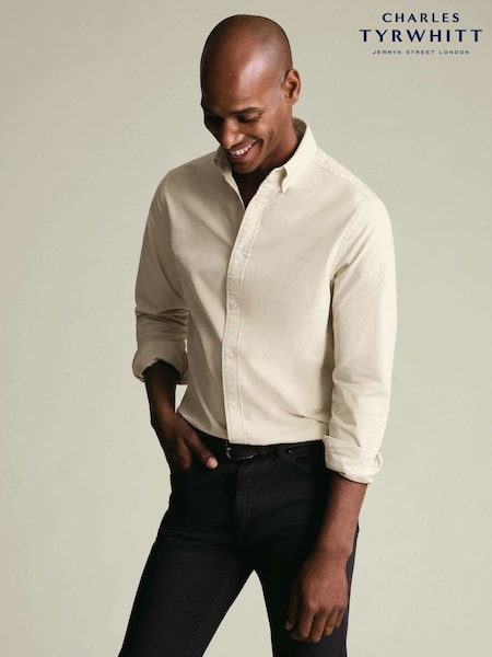 Natural medio - Slim Fit Charles Tyrwhitt Corduroy Shirt