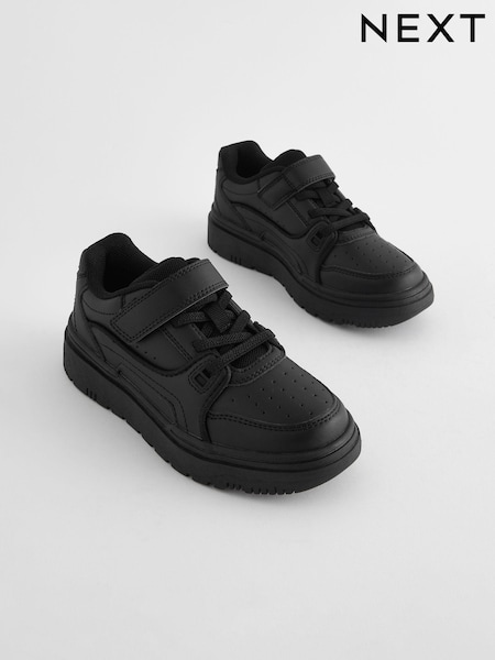 Negru - 1 Strap Elastic Lace School Shoes (143452) | 186 LEI - 238 LEI