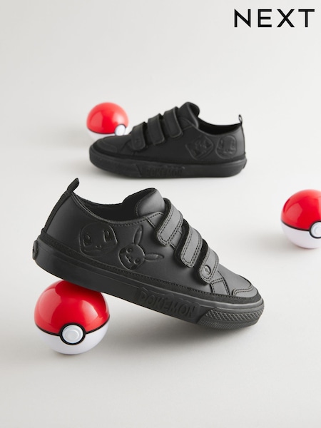 שחור - Pokémon Touch Fastening School Shoes (143500) | ‏117‏₪ - ‏147‏ ₪