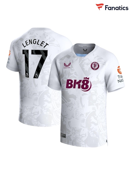 Fanatics Aston Villa Away White Shirt 2023-24 - Lenglet 17 (144388) | €56