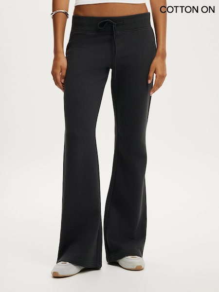 Black - Cotton On Low Rise Bootleg Joggers