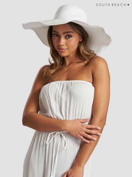 South Beach Wide Brim Floppy Hat (144649) | 54 LEI