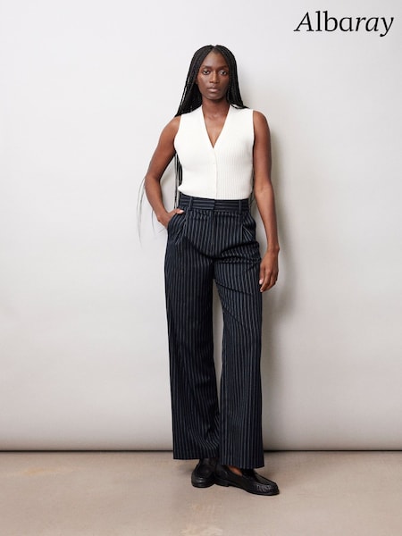 Albaray Blue Pinstripe Trousers (144794) | €50