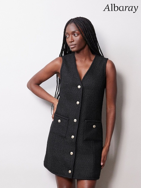 Albaray Tweed Black Dress (145002) | €59