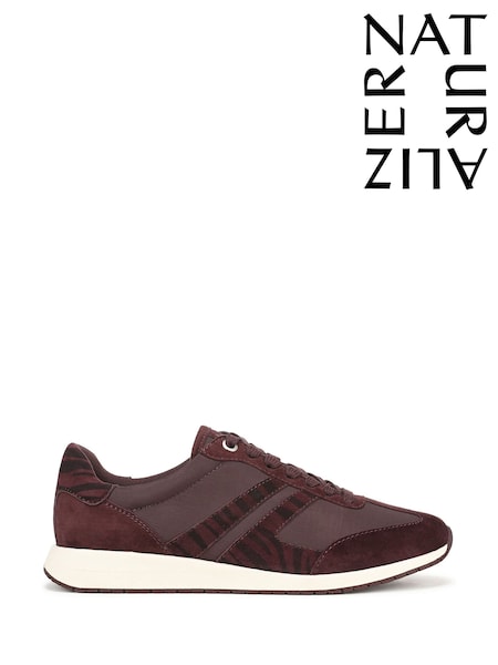 Red - Naturalizer Lorena Wide Fit Lace-up Trainers