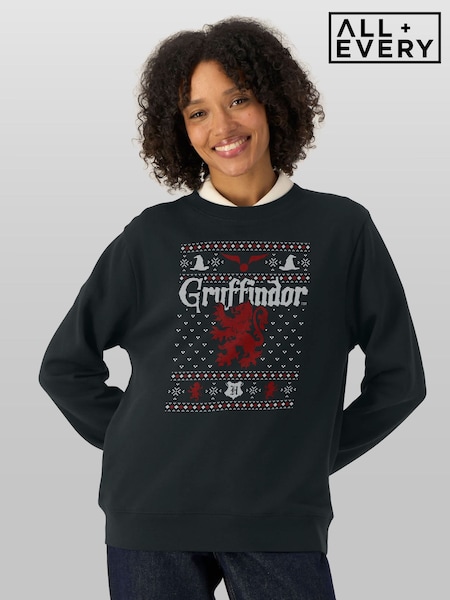 Qara - All + Every Harry Potter Christmas Gryffindor Sweatshirt