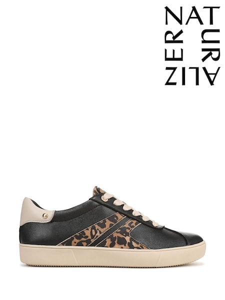 Black - Naturalizer Medina Wide Fit Lace-up Trainers