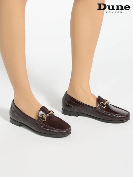 Rojo - Mocasines Glena de Dune London