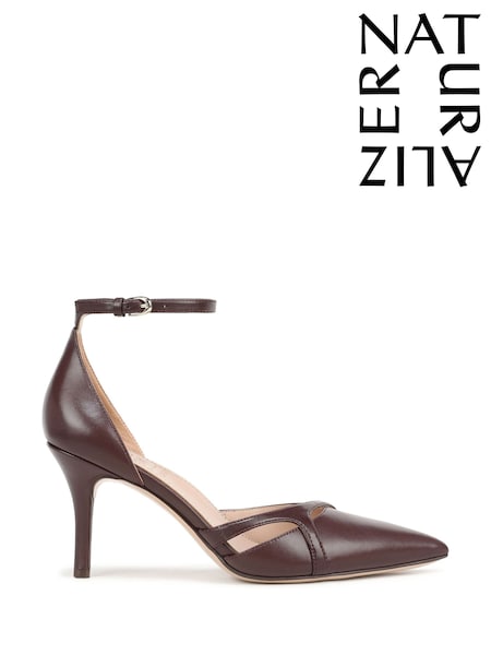 Red - Naturalizer Bliss Regular Fit Ankle Strap Shoes