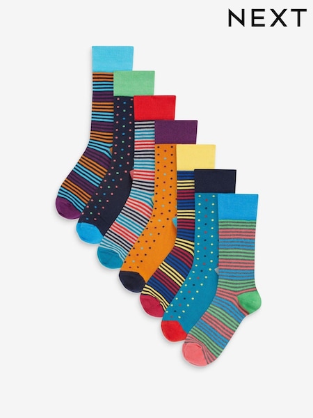 Kirkas Raita-piste - Pattern Socks 8 Pack (145809) | €30