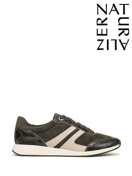 Green - Naturalizer Lorena Wide Fit Lace-up Trainers