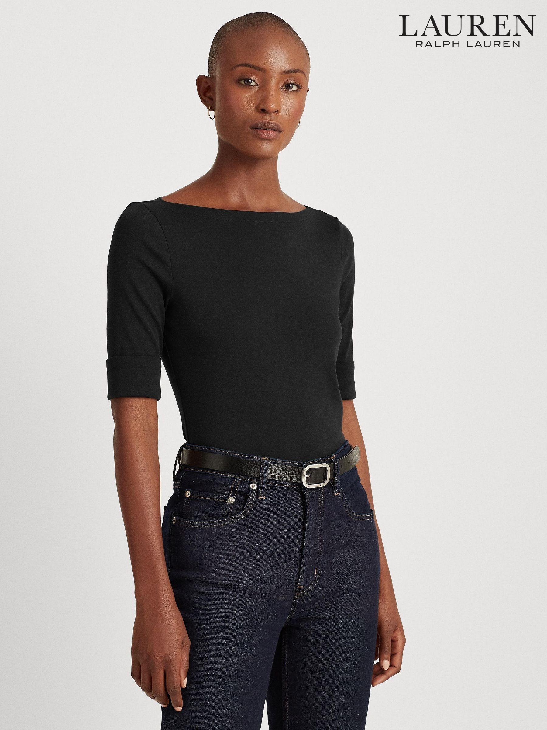 Women s Lauren Ralph Lauren Black Tops Next Turkey