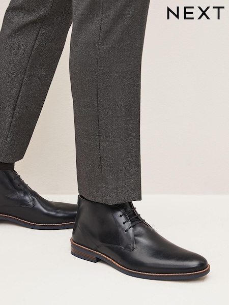 Čierna - Leather Chukka Boots (146167) | €70