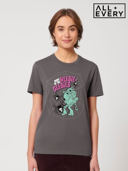 Grey - All + Every Scooby Doo Halloween Night Of The Heebie Geebies T-shirt