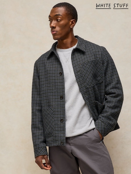 Grey - Regular White Stuff Westgate Houndstooth Jacket
