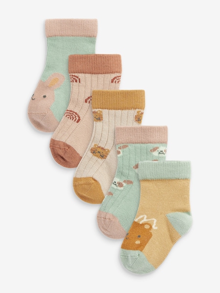 Dezentes Motiv - Babysocken im 5er-Pack (0 M.–2 J.) (147195) | 7 €