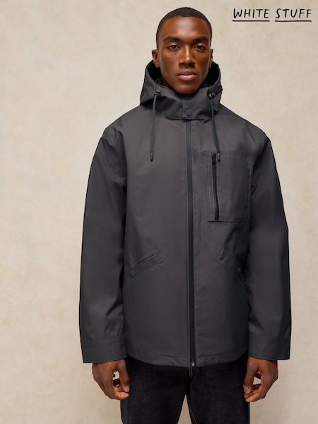 Сұр - Regular White Stuff Widnes Waterproof Coat