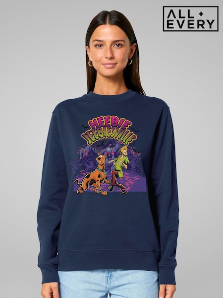 Blue - All + Every Scooby Doo Halloween Heebie Jeebiesville Sweatshirt