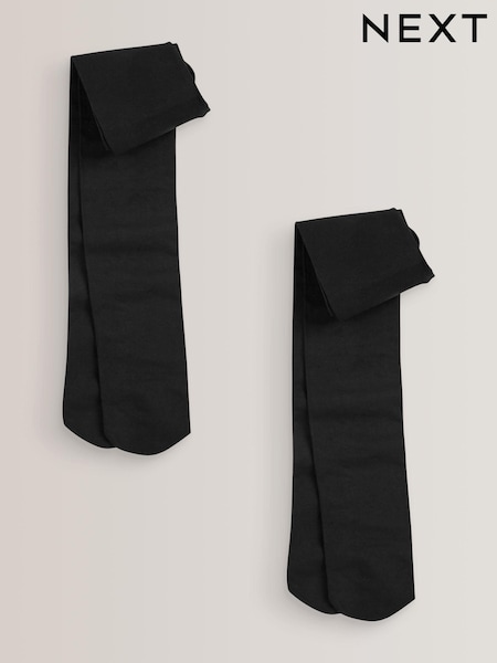 Schwarz - 2 Pack 80 Denier School Tights (147599) | 11 € - 15 €