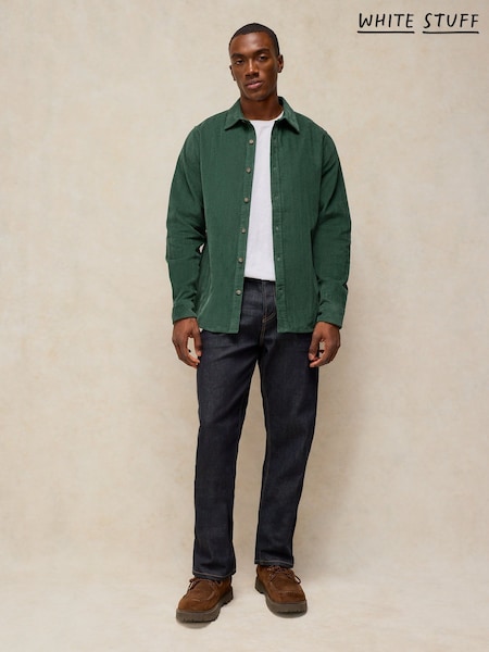 Green - Regular White Stuff Griffin Cord Shirt
