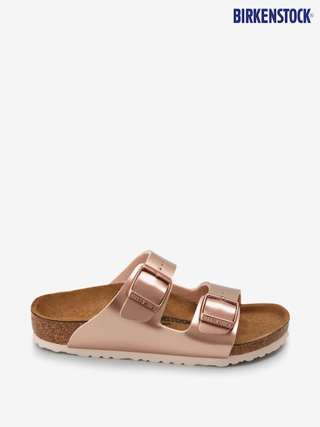 Birkenstock Copper Kids Arizona Birko Flor Copper Sandals (147724) | €71