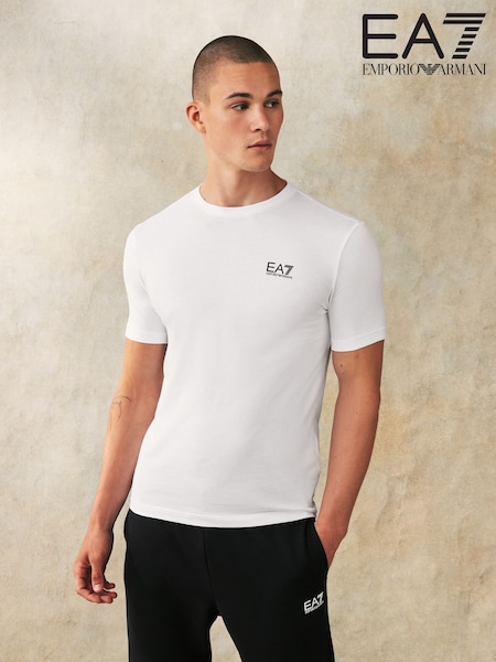 Emporio Armani EA7 Core ID Logo 100% Cotton T-Shirt (147837) | €29