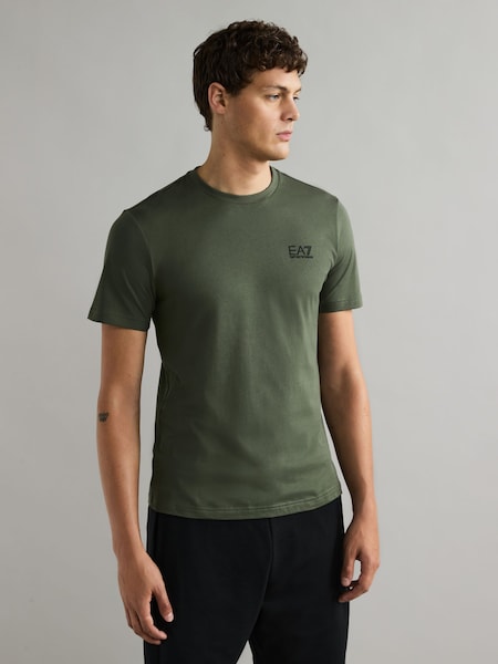 Emporio Armani EA7 Core ID Logo 100% Cotton T-Shirt (147848) | €32