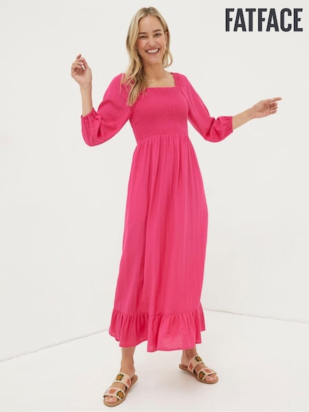 FatFace Pink Adele Midi Dress (147967) | €43.50