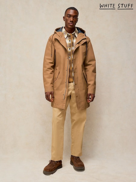 Natural - Regular White Stuff Wilton Waterproof Parka