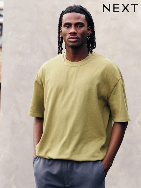 Green Oversized EDIT Heavyweight T-Shirt (148607) | €12.50