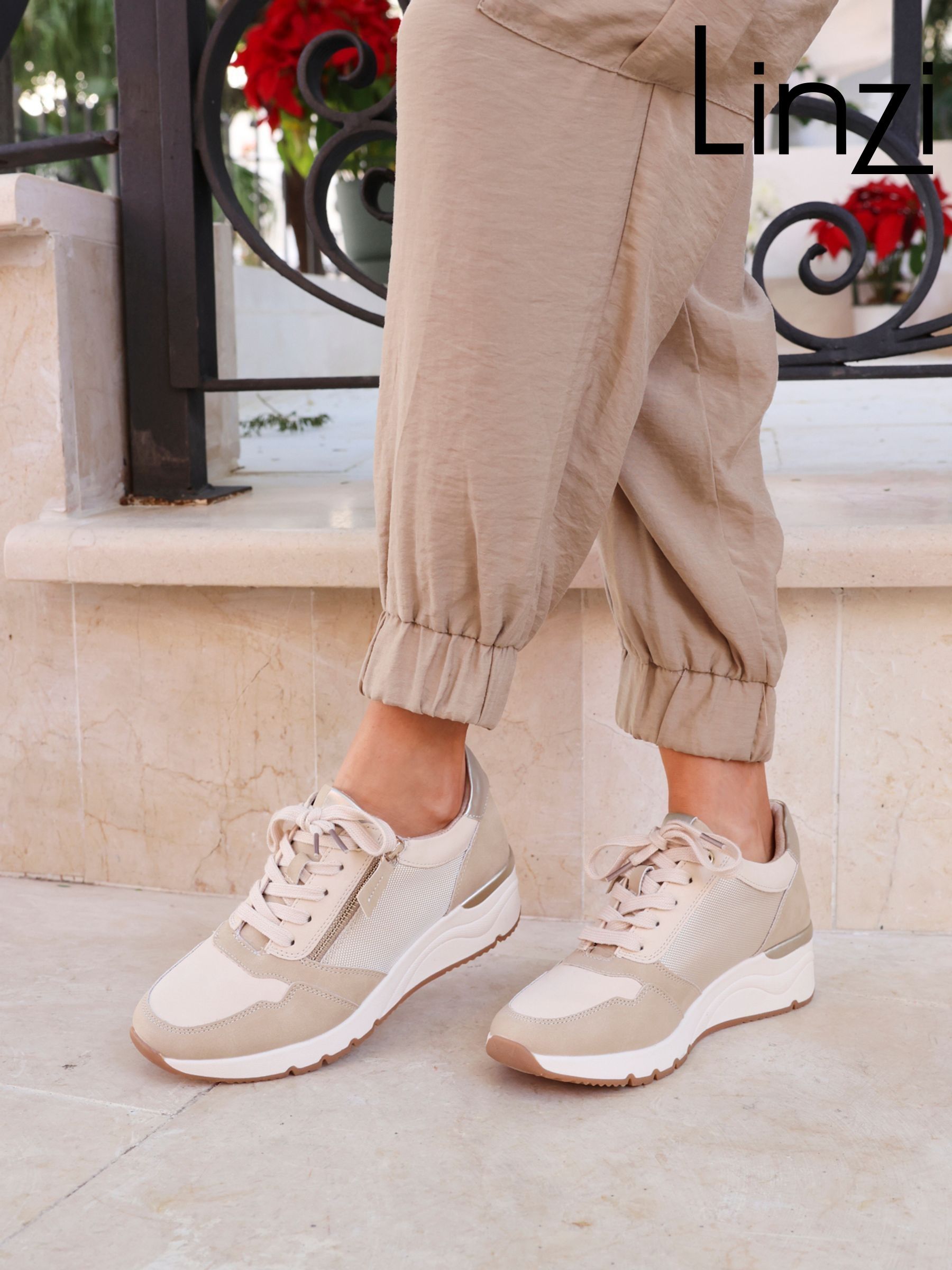 Nude coloured trainers best sale