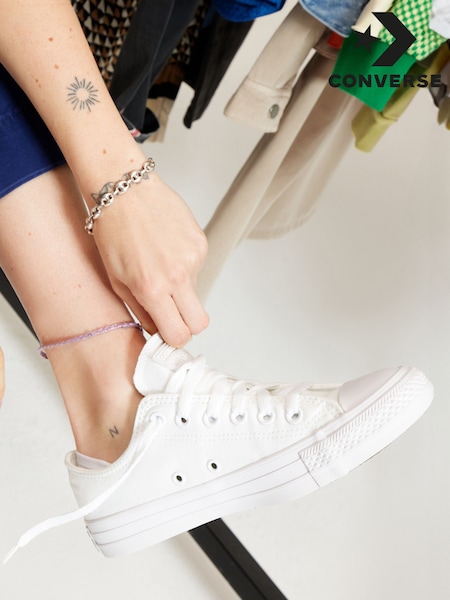Converse White Chuck Ox Trainers (149972) | ₪277