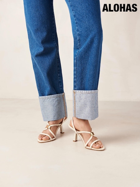 Alohas Cream Sandy Sandals (149979) | €102